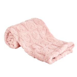 Yurhap Fleece Baby Blanket Heart Checkered Blanket...