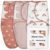 GLLQUEN BABY 3-Pack Organic Baby Swaddle Sleep Sacks for Newborn – Baby Swaddles 0-3 Months, Newborn Swaddling Sack, Rainbow & Sun, Infant Swaddle Blanket Wrap (Small/Medium)